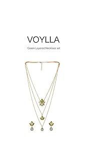 Enchanting Green Layered Necklace Set 2