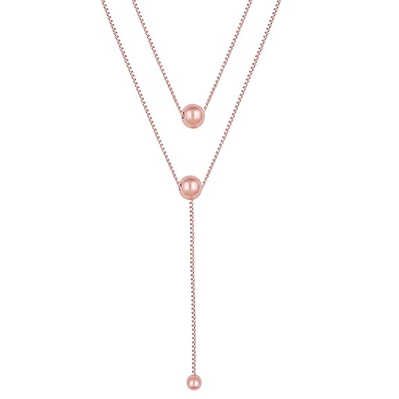 GIVA 925 Silver Rose Gold 18k Gold Plated Necklace | Gifts for Women & Girls 1