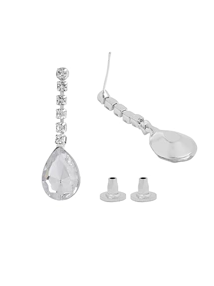 Yellow Chimes Jewellery Set for Women Fashion Crystal Zircon Necklace Set with Earrings for Women and Girls 5