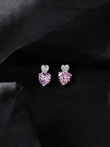 CLARA 925 pure real sterling silver drop earrings 2