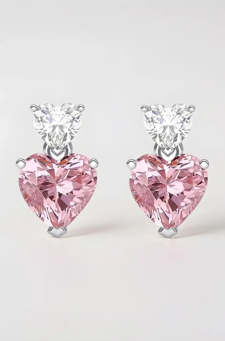 CLARA 925 pure real sterling silver drop earrings 1
