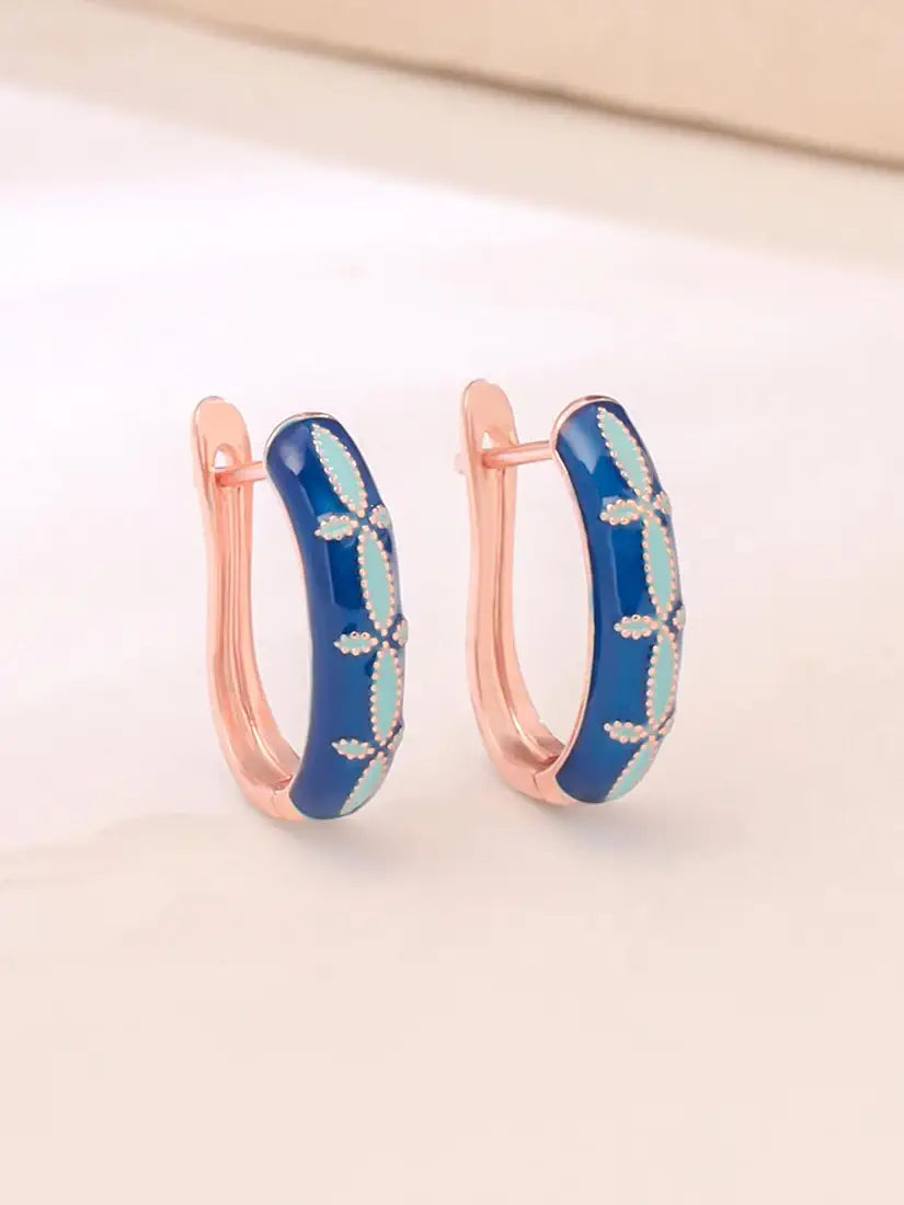 Exquisite gold-plated Hoop Earrings 1