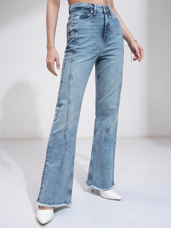 Tokyo Talkies Women High Waist Bootcut Jeans 4