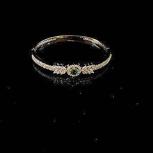I Jewels Stylish Cubic Zirconia American Diamond Adjustable Bracelet For Women 3