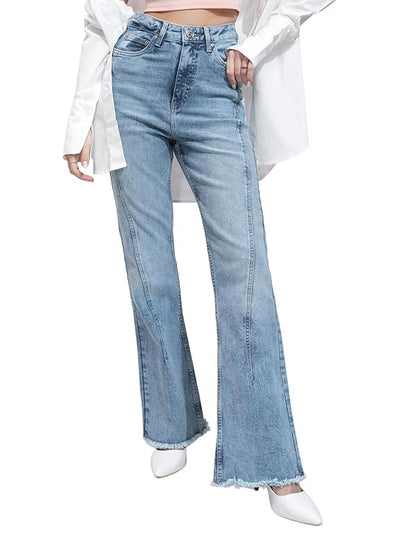 Tokyo Talkies Women High Waist Bootcut Jeans