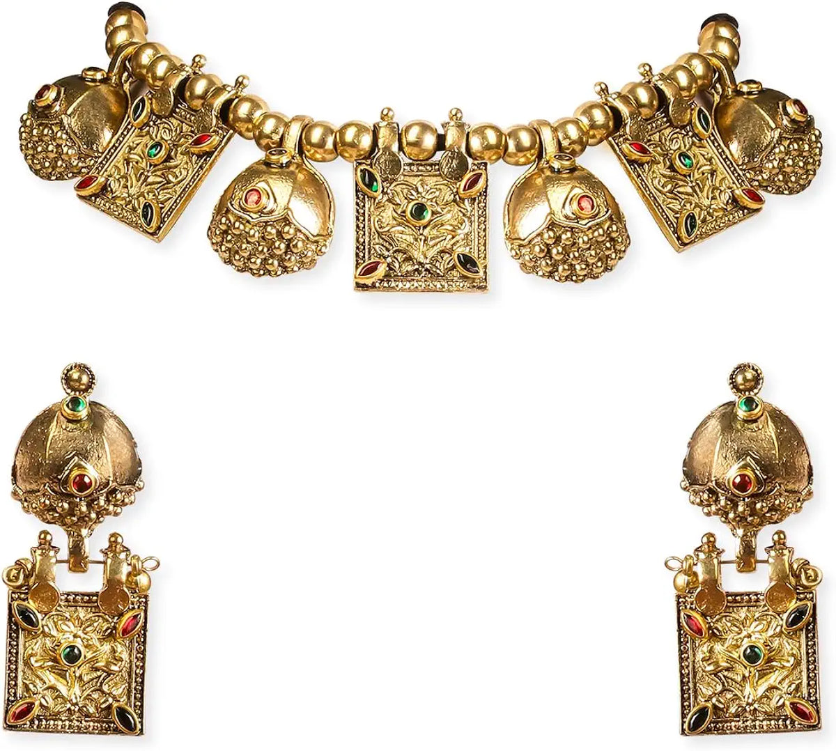Rubans Necklace Set Oxidised Trendy Jewellery for Women 1