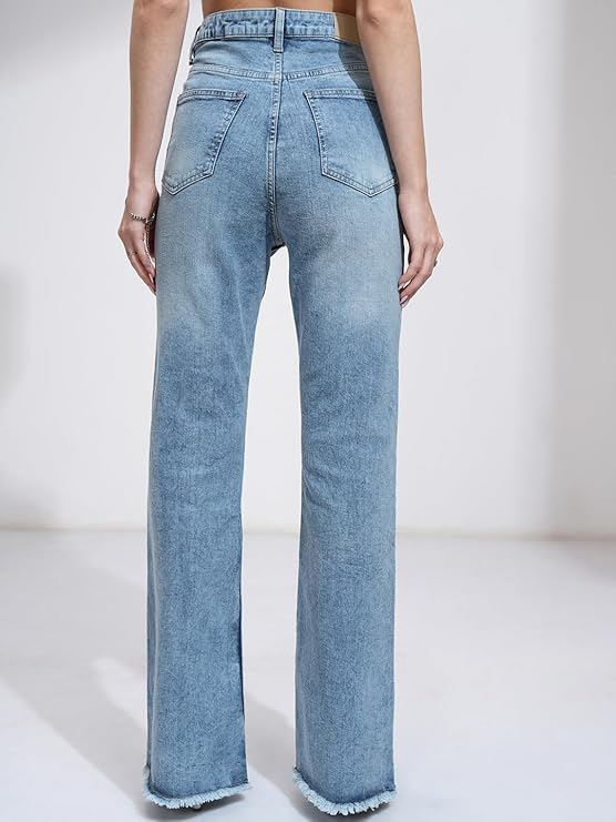 Tokyo Talkies Women High Waist Bootcut Jeans 3
