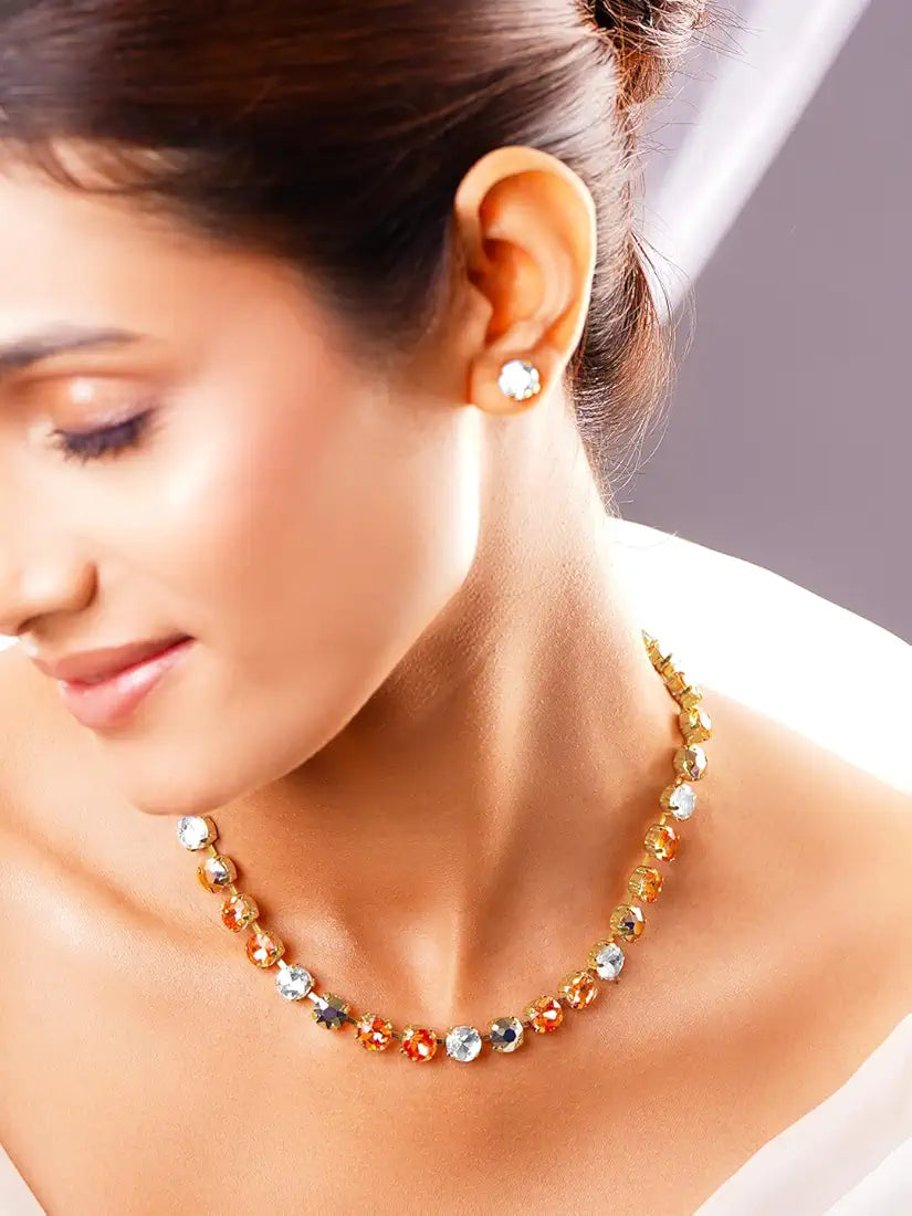 Stylish Rubans necklace set for women 3