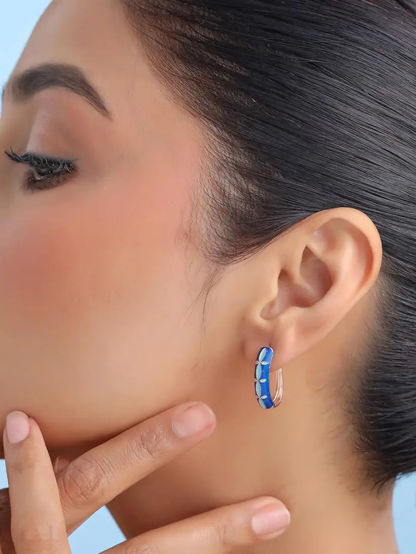 Exquisite gold-plated Hoop Earrings 3