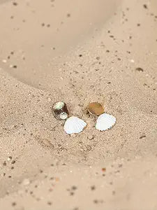 Venyora White Marble Stone Earrings 3