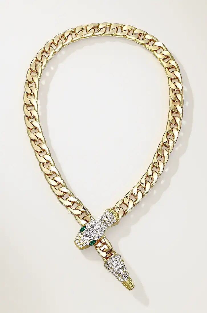 The Emerald Mystique Gaze Snake Choker 1