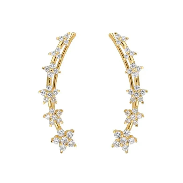 Zeni Floral Climber Earcuff 2