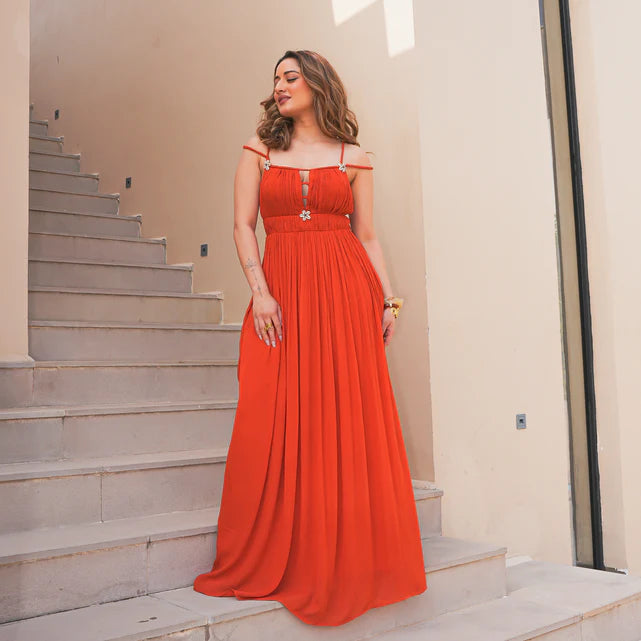 Rustic Flow Long Dress 1
