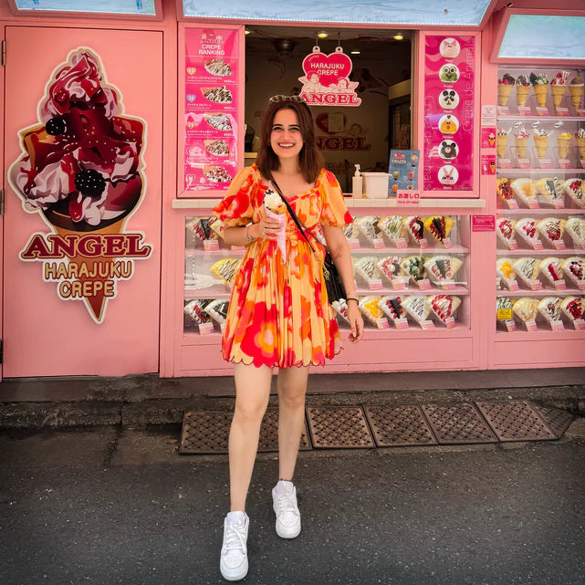 Tokyo Blossom Short Dress 1