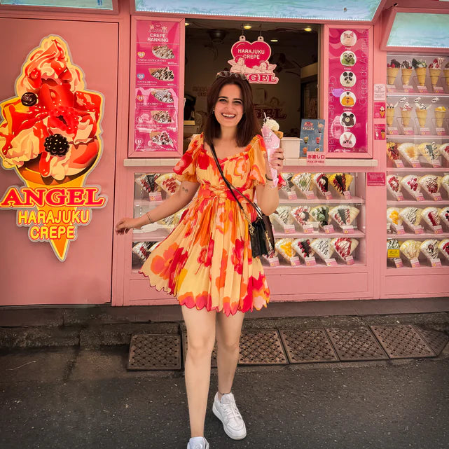 Tokyo Blossom Short Dress 3