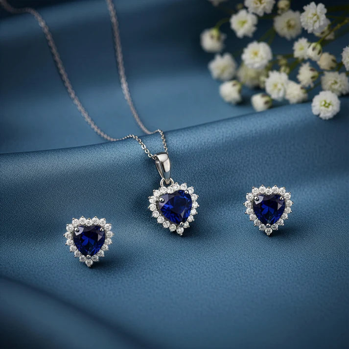 Silver Heart Of The Ocean Set 1