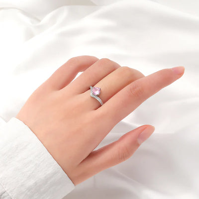 Sweetheart Rosé Curve Ring