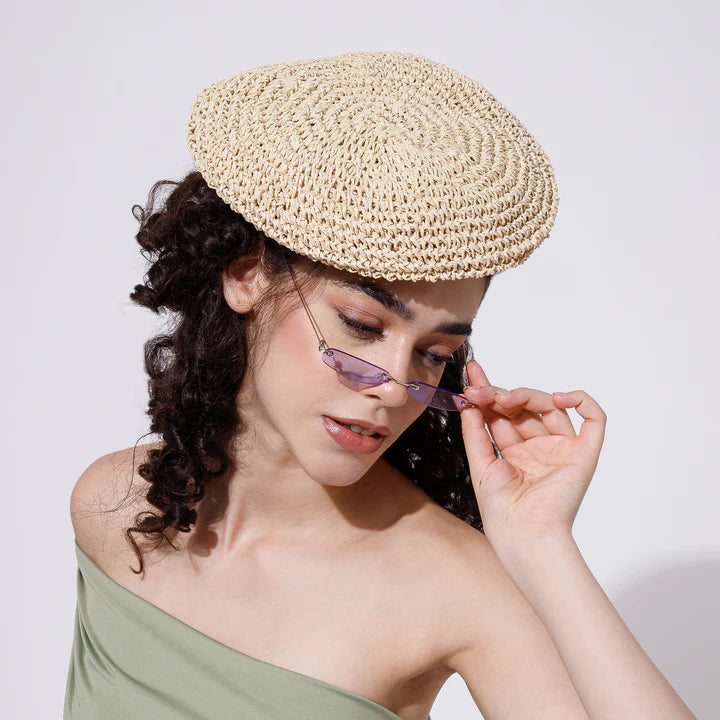 Brise Marine Beret Hat and Micro Sunglasses Set 2