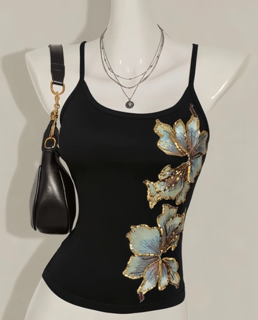 Embroidered Cami Top 4