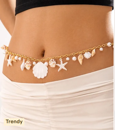 Shell Imitation/Artificial Jewellery - Waist Chain 2