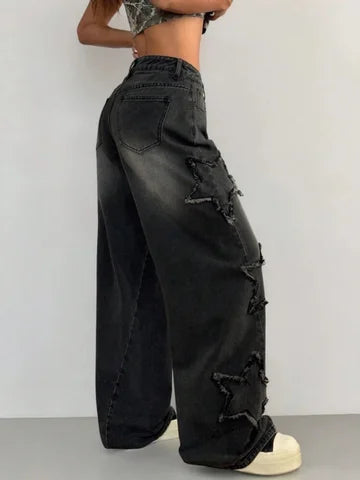 Raw Hem Straight Leg Jeans 2